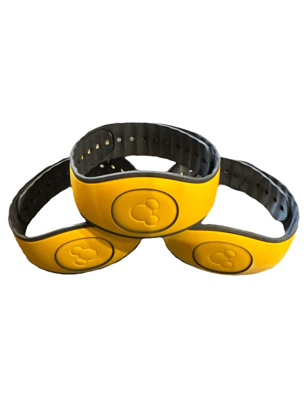 Lot Of 3 Disney Parks Magic Band 2 in Yellow Disney World | Personalized -read-